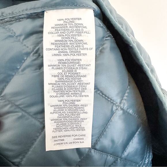 J.Crew Quilted Down Field Jacket - Picture 5 of 5
